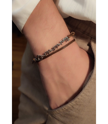 Veni vidi vici erkek bileklik