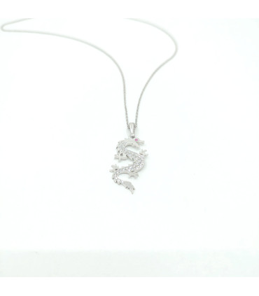 taşlı ejderha kolye