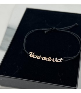 veni vidi vici rose bileklik