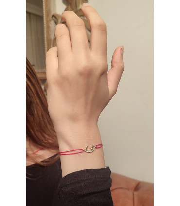 vav sembollü ip bileklik